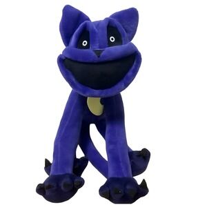 Poppy Playtime CatNap Plush Smiling Critters Purple Cat Horror Game Toy 12in